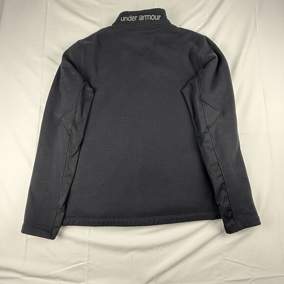Under Armour Fleece Lined Large Semi-Fitted Womens Jacket - Black with Gray 2011 - Picture 13 of 16